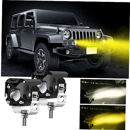 Milisten 6 Pcs Lâmpada De Trabalho Da Motocicleta Luz De Trabalho LED Faróis LED Holofote Luz Extern