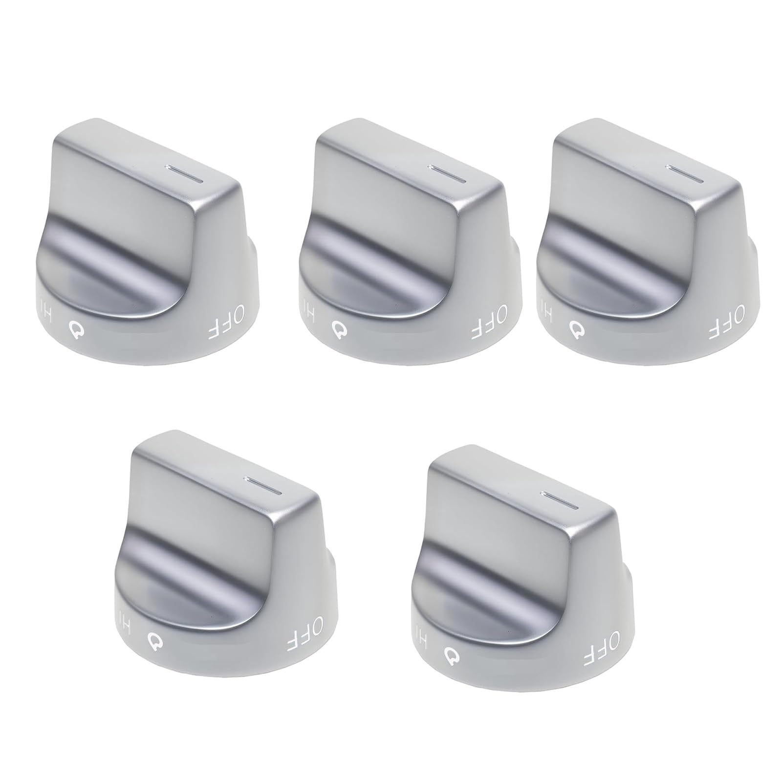 Xjdzineq Various Model Control Knob Cooker Handle Replacement Zinc Alloy Easy Turn Attach for Accurate Flame Zinc Alloy Stove Knob Replacement