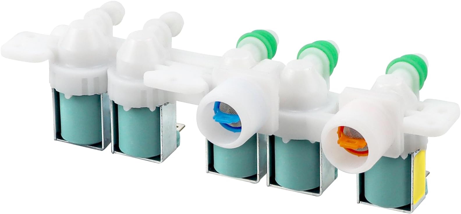 DC97-15459G Water Inlet Valve Assembly Fit for SAMSUNG Washer Replaces AP5623056 PS4220861 EAP4220861 3276197 Fits WA45H7000AW WA48H7400AW by AMI PARTS