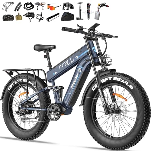 FREESKY Dual Battery Electric Bike for Adults, 48V...