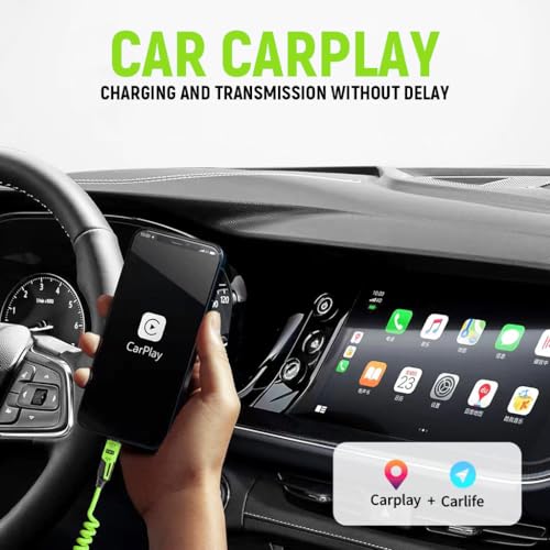 Image of Verilux 4 in1 C Type Charger Cable with Spring, PD60W Type C Cable Fast Charging, 480Mbps Data Transfer USB to Type C Cable, Multi Adjustable Cable with Type C /USB A /Light-ning Port for iPhone 16 /15