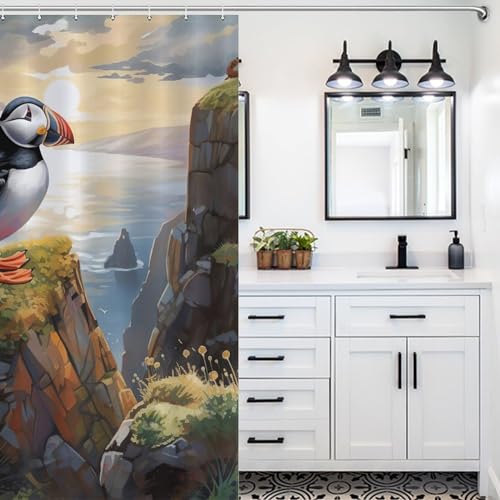 Rideau de douche oiseau en polyester de qualité supérieure