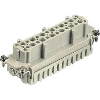 09330242716 - Heavy Duty Connector Insert, 24+PE Signal, UL508, Han ES Series, Receptacle, 24B, 25 Contacts