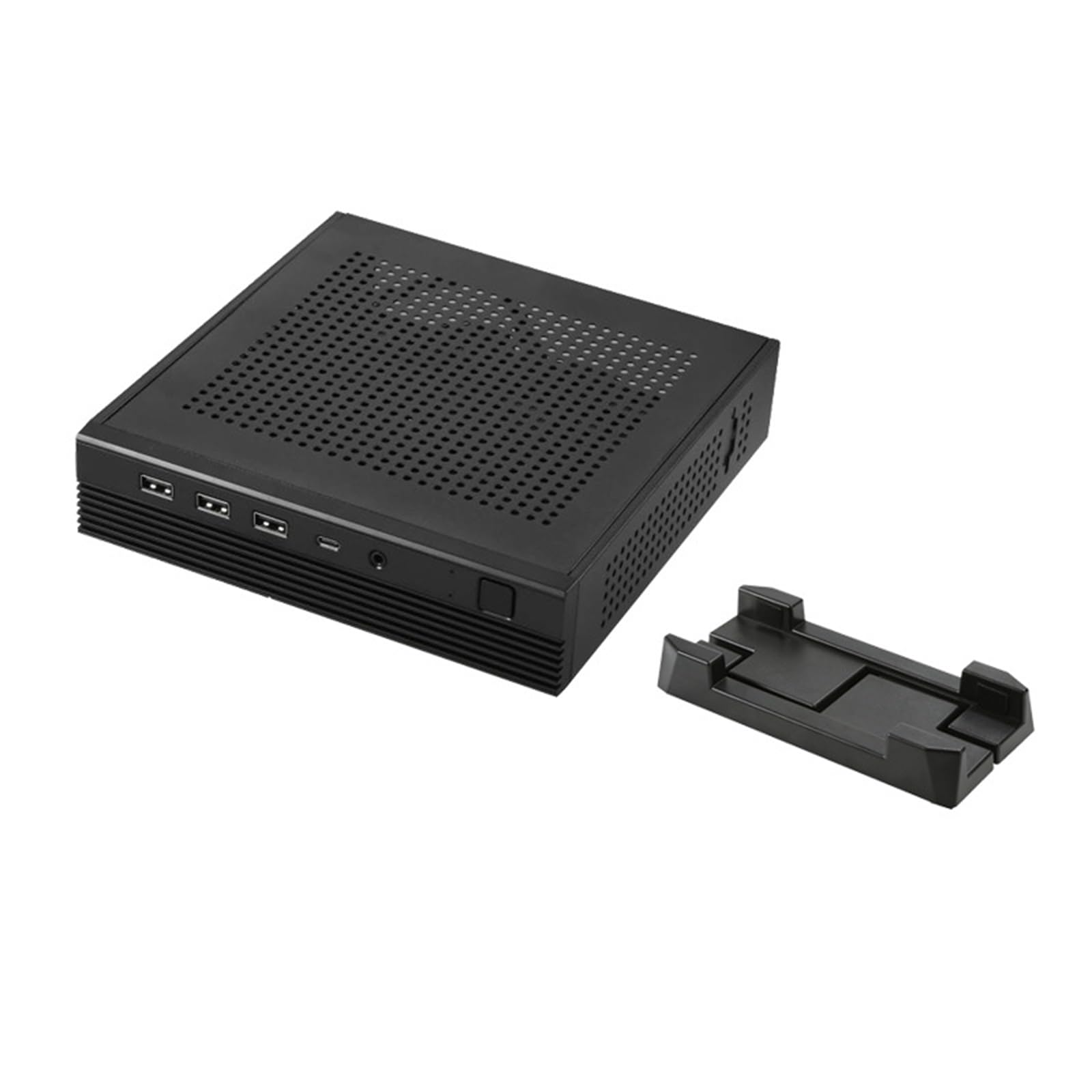 TX06 Desktop Small ITX Case Supporta schede madri DCIN sottili Risparmio spazio con raffreddamento velocità Compatibilità con montaggio