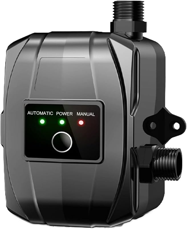 NCONCO 24V Automata Nyomásfokozó Szivattyú 150W - Hideg-Meleg Víz Keringető Pumpa 32L/perc Fürdőszobához, Zuhanyzóhoz, WC-hez Szerelési Tart