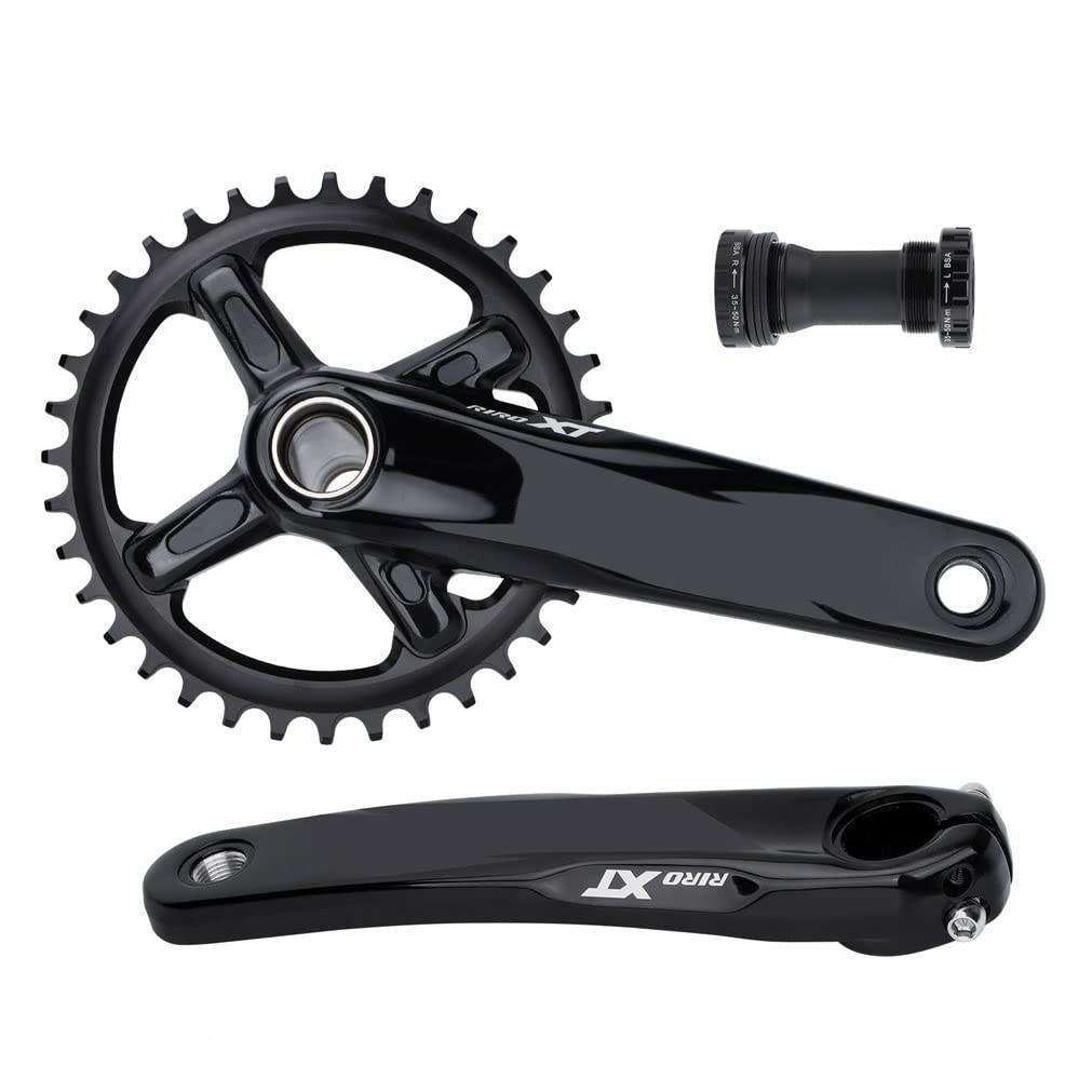 Amazon.co.jp: MTB バイク クランクセット 64/104 BCD 統合中空