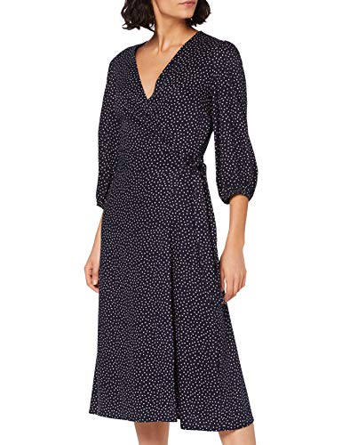 MERAKI Vestido Cruzado Mujer, Ecovero Viscosa