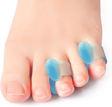 Povihome Gel Toe Separator, Pinky Toe Spacers, Little Toe Spacers for Overlapping Toe, Little Toe Cushions for Preventing Rubbing & Relieving Pressure12 Pack