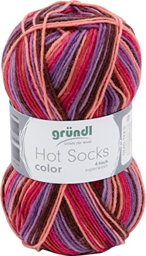 Laine Gr&uuml;ndl Hot Socks &laquo; color &raquo; Mix berry