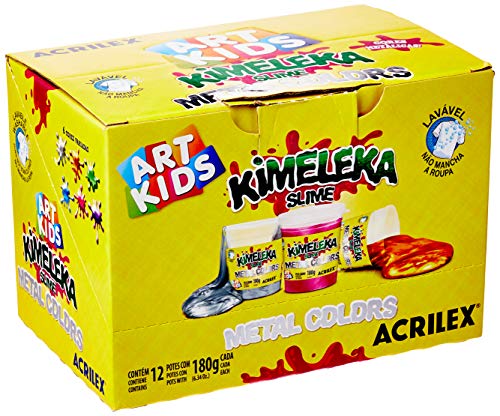 Kimeleka, Acrilex, 058320000, Multicor, pacote de 6