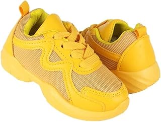 حذاء رياضي كاجوال للاطفال من توباكو، موديل 588, أصفر, 28