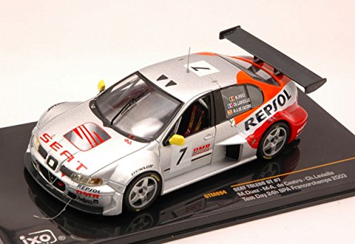 IXO GTM094 Seat Toledo GT N.7 Test Day 24 H SPA 2003 1:43 Die Cast Model Compatible con