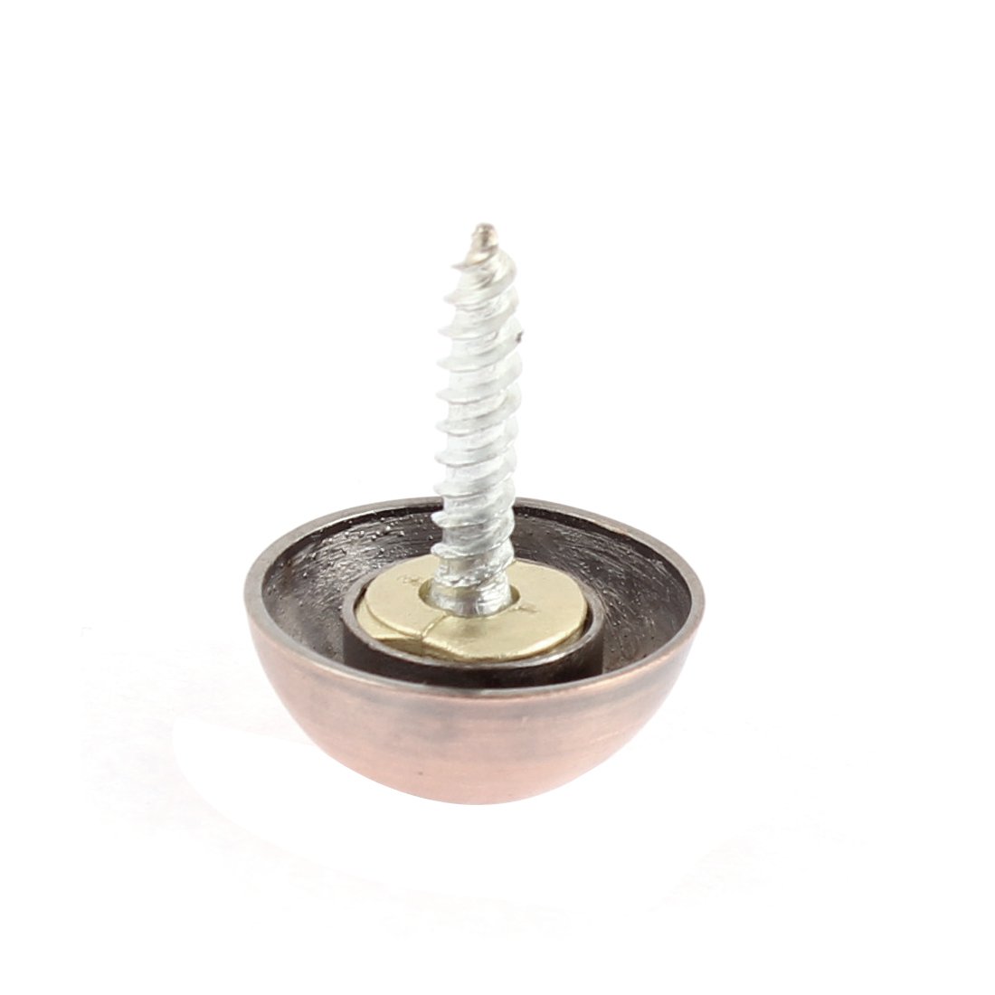 Aexit Advertisement 19mm quality Parts Diameter Semicircle Glass Mirror Screw Type Nail Decor 60pcs Model:36as108qo222