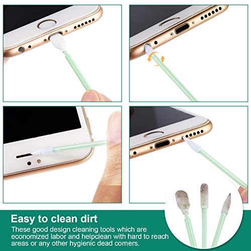 Frienda 32 Piece Cell Phone Cleaning Kit, Headphone Jack Cleaning Tool, USB Charging Port and Anti Dust Plug, Compatible with Note 8, LG V30+, V30, and Other Micro USB Charging Port Android Devices