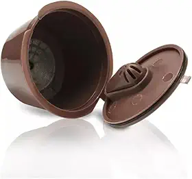Kit 3 Cápsulas Reutilizáveis Compatíveis Colher Medidora para Máquina de Café Reutilizável até 150 Usos Filtro em Aço Inox Econômica e Ecológica