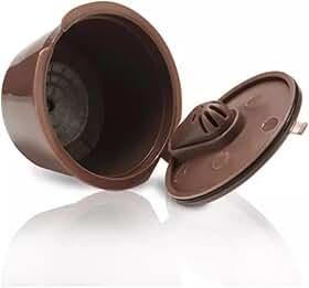 Kit 3 Cápsulas Reutilizáveis Compatíveis Colher Medidora para Máquina de Café Reutilizável até 150 Usos Filtro em Aço Inox Econômica e Ecológica