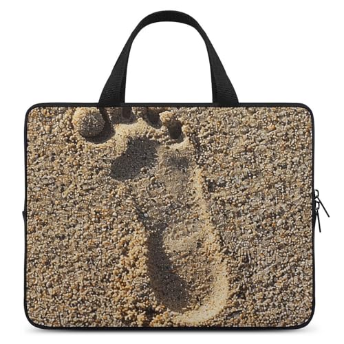 Sac bandoulière PC 17 pouces motif plage pour transporter votre grand ordinateur au quotidien