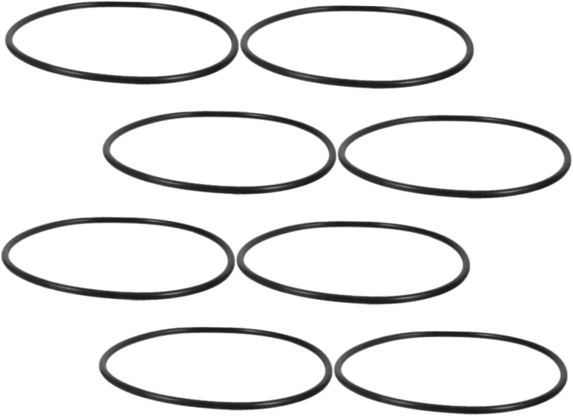 Luxshiny 8pcs Silicone Water Filter Sealing Gaskets Replacement for Water Purifier Systems Fits Filters Efficient Filtration for Safe Drinking Office