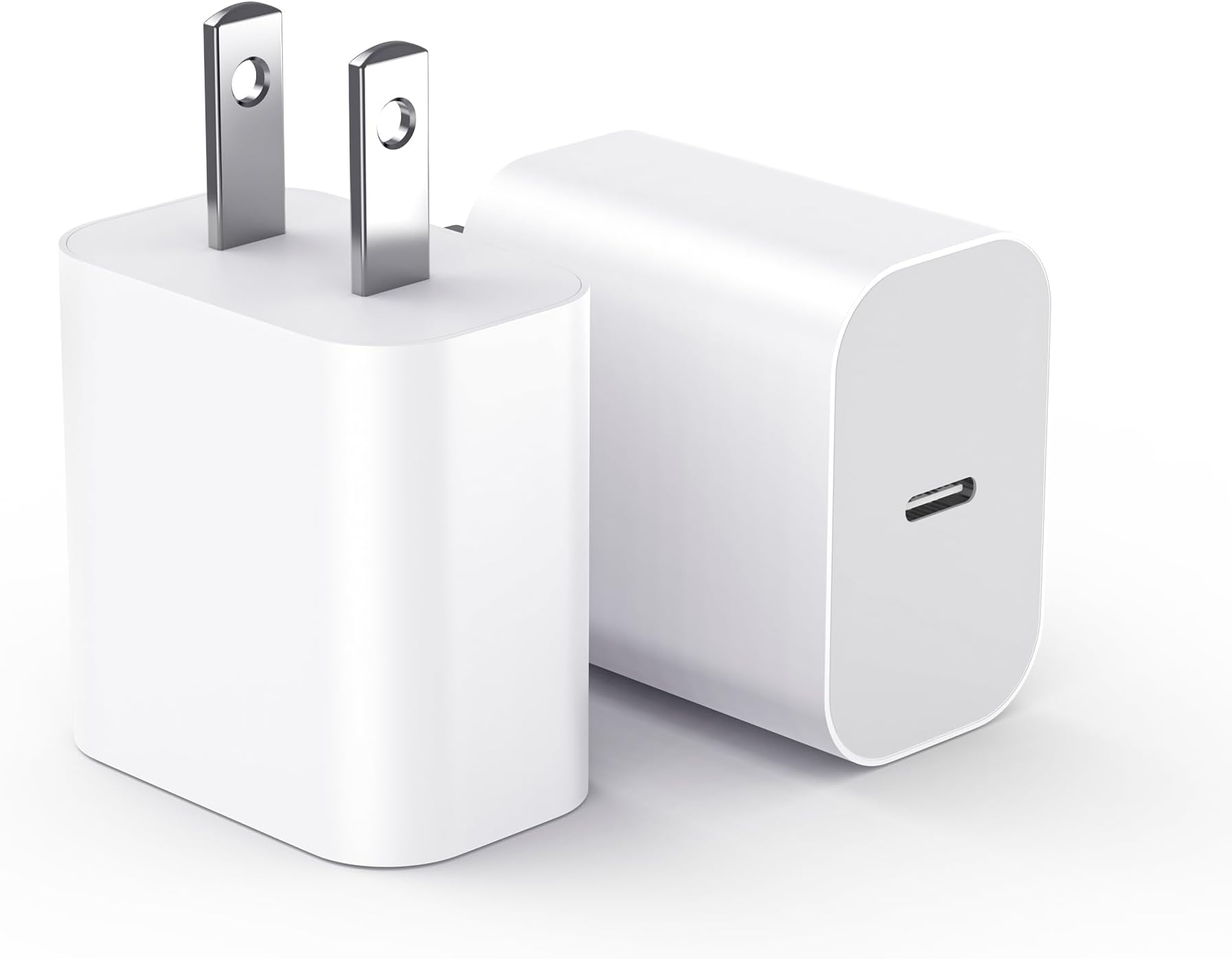 USBC Charger Block for iPhone 17 Charging Plug,MFI Certified Fast USB C Wall Cube 2Pack Power Adapter for iPhone16E/17/Air/Pro/Plus/Pro Max/15/14/13/12/11,for iPad Pro/Air/Mini USB-C Charge Brick Box