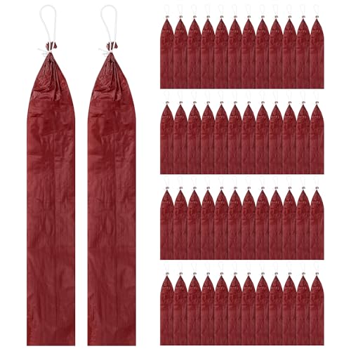 Naucoos 50 Count Pack Mahogany Fibrous Sausage Casings, 2 1/2" x ...