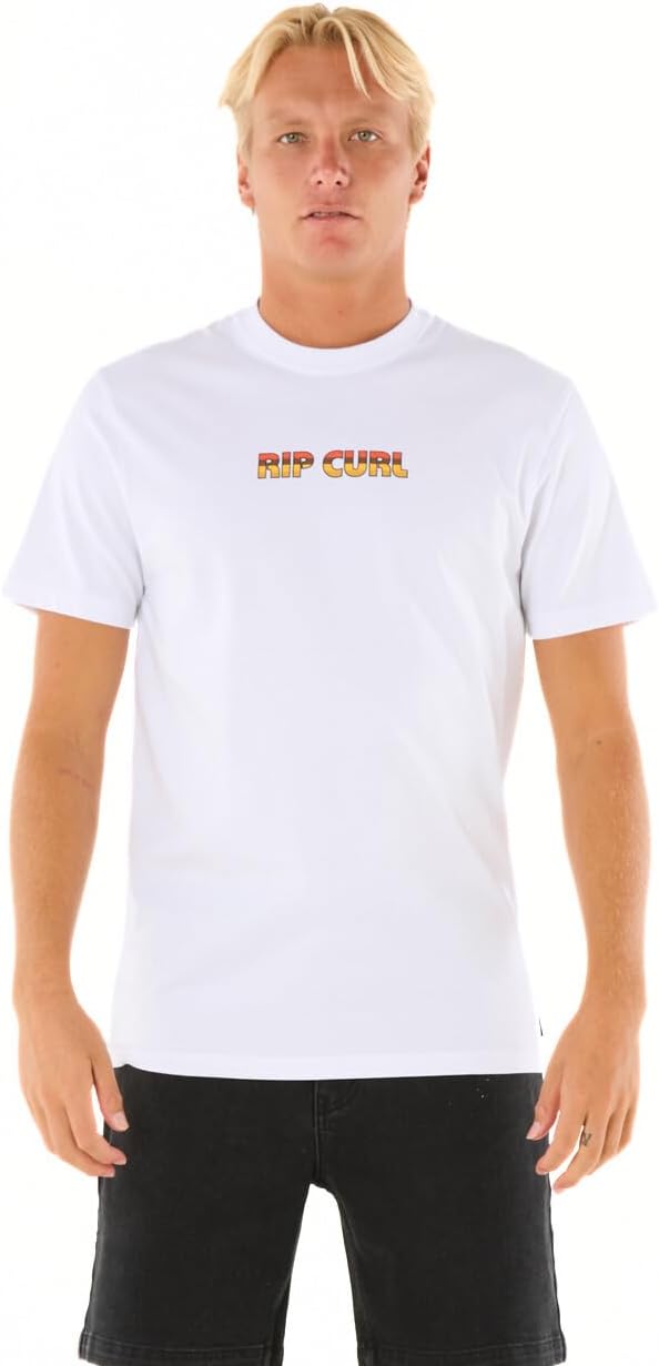 Rip Curl Men's Graphic Short Sleeve Crew Neck T-Shirt, Standard Fit