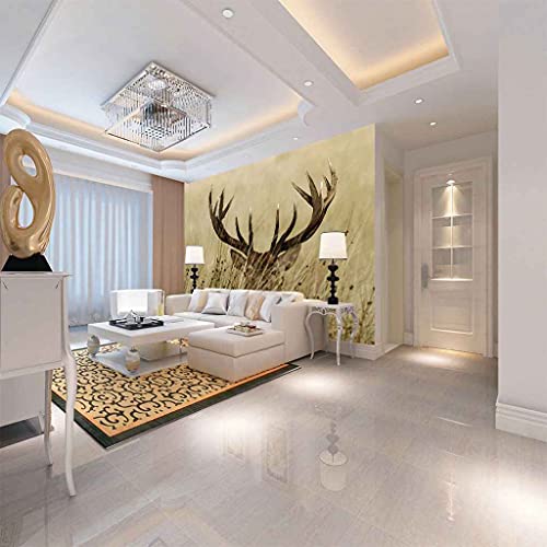 Papier peint 3D wapiti DIY autocollant sans colle 150x105
