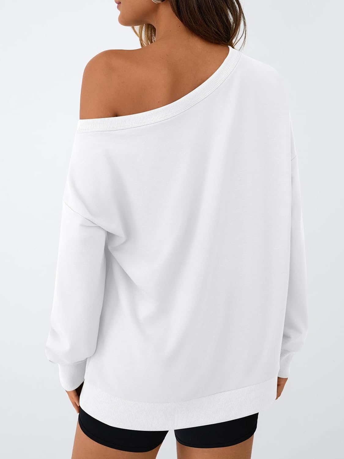 AUTOMET Women Off the Shoulder Sweatshirt Oversized Tops Fall Outfits 2026 Y2k Clothes Fashion Clothing Trendy Top - Image 4