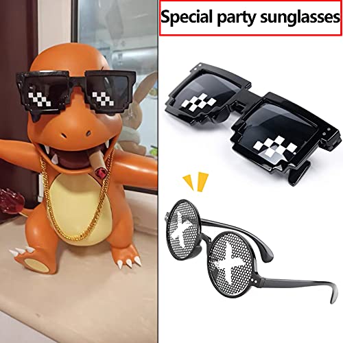 Carnavals Feest Halloween Bril Accessoire Voor Carnaval Zonnebril Voor Festival Feest 2 Paar PixelmozaïEkglazen, Kerst… - Image 3