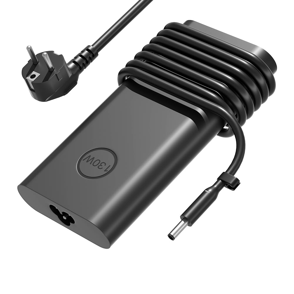Caricabatterie CA da 130 W adatto per Dell Inspiron 14 15 16 17 Plus 7420 7430 7440 7500 7501 7510 7590 7591 5620 7610 7620 7630 7640 Insp Iron 17 70000. Alimentatore 2 in 1 per laptop 7706 7773 7778