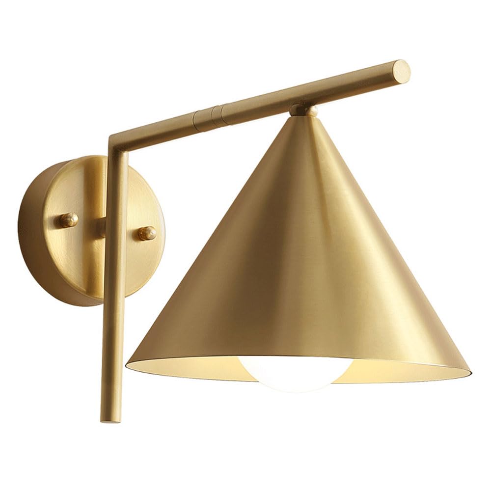 SXSCARKX Bracket Light Metal Lighting Wall Sconce Modern Minimalist Iron Art Texture Lampshade Living Room Hanging Lights Bedroom Corridor Lamp
