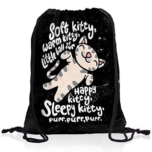 style3 Soft Kitty Bolsa Mochila Bolsos Unisex gymsac Gato, Mochila Color:Motiv 2