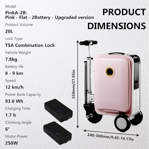 Valise intelligente 13 km/h pour ne plus rater vos correspondances - 3