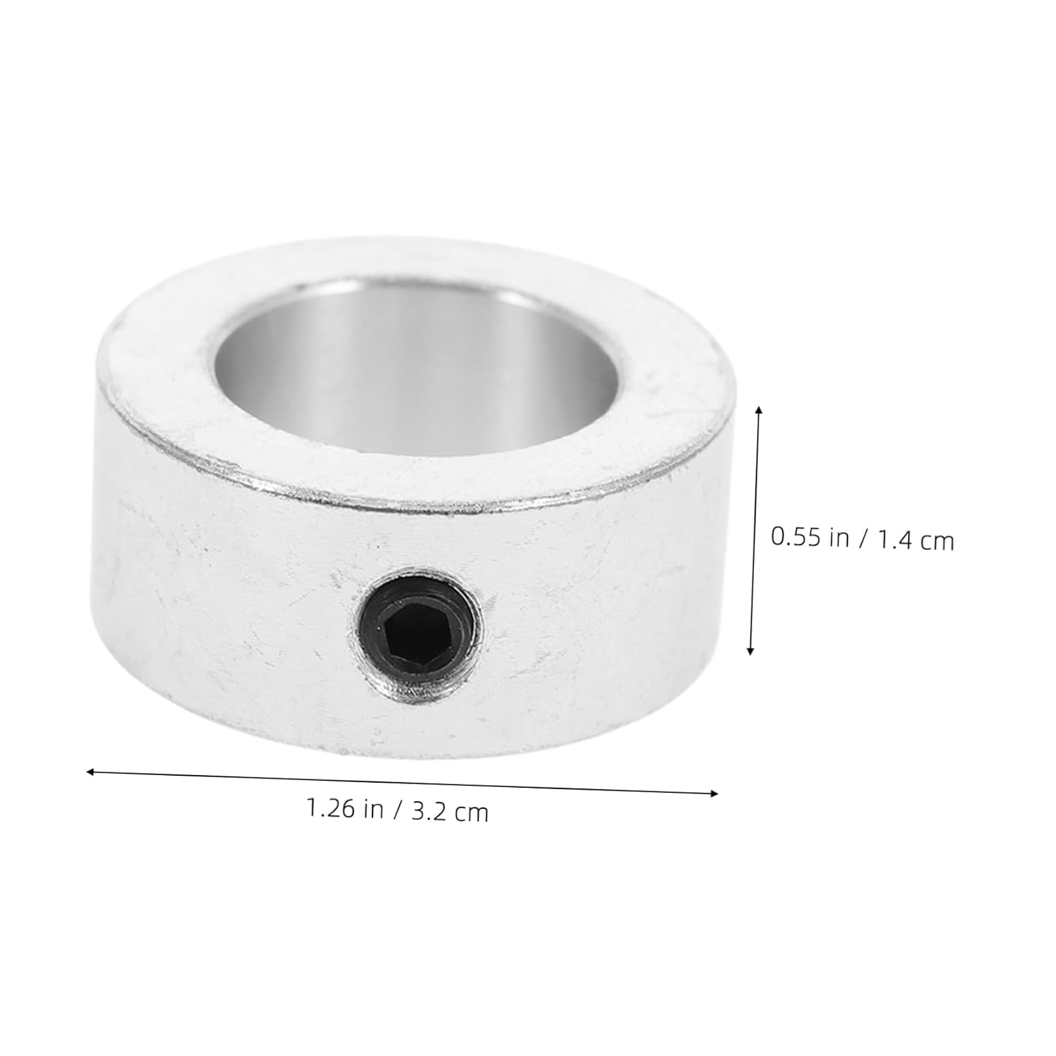 KICHOUSE 1set Steel Lock Collars with Wrench for Automotive Applications Drive Shaft Locking Components Compatible with Shafts Installation and Versatile Use