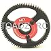 Hot Racing SERVO268 Steel Spur Gear (68T 0.8 Mod)(Orange) - TRA