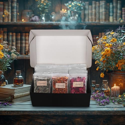 Kit 30 hierbas secas para brujería y rituales paganos miniatura 3