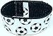 Soccer Sleeve Scrunchies White and Black