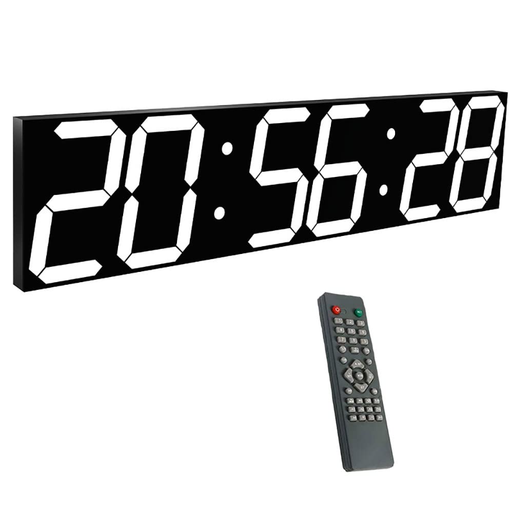 Reloj De Pared Digital De 27 Pulgadas, Atenuador Automático