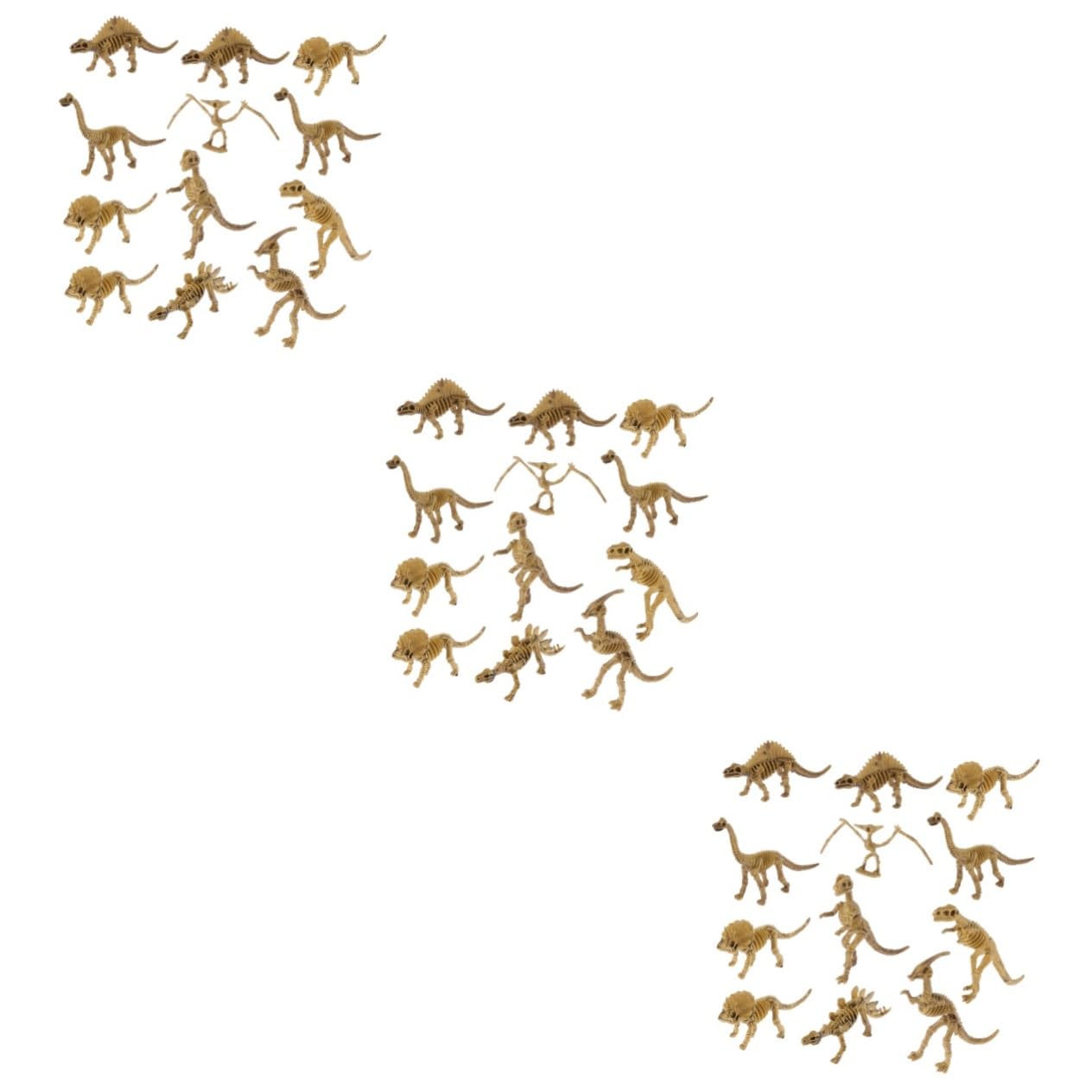 VICASKY 36pezzi Figure Di Scheletri Di Dinosauro Giocattoli Educativi Per Ragazzo Ragazza Decorazioni Uniche Per Casa e Per Attività Didattiche e Giochi Creativi