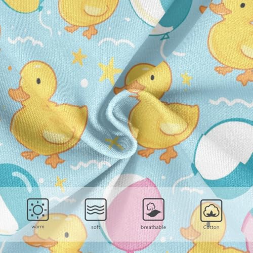 Wusikd Cute Ducks Girls' Underwear Cotton Balloons Stars Girls Briefs Soft Toddler Underwear 2T3