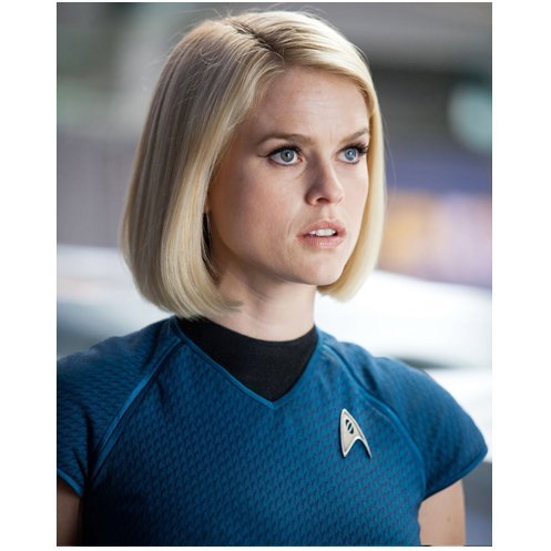Alice Eve 8 X 10 Photo She Out of My League Star Trek Into Darkness Men in Bl...