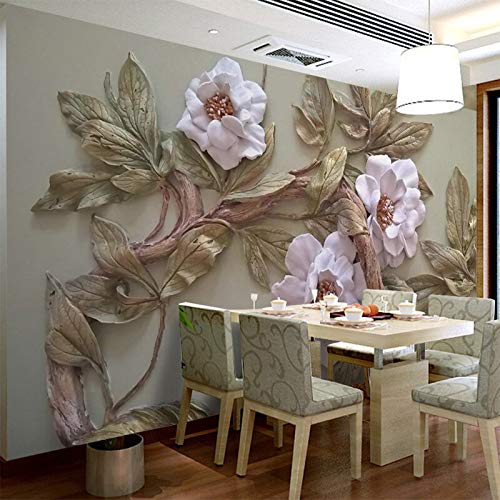 European Style Photo Wallpaper - Custom Mural 3D Luxury Royal Palace Hotel Hall Wall Painting, Living Room Bedroom Sofa TV Background Decoration, 200 Cm (H) × 300 Cm (W - View #4