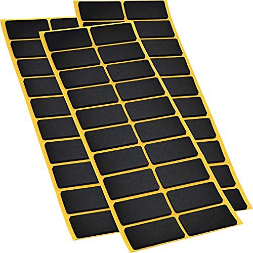 KEJOL Anti-Rutsch-Pads 3 Stück - Zuschneidbare Gummipads 14,8x9,8cm Schwarz