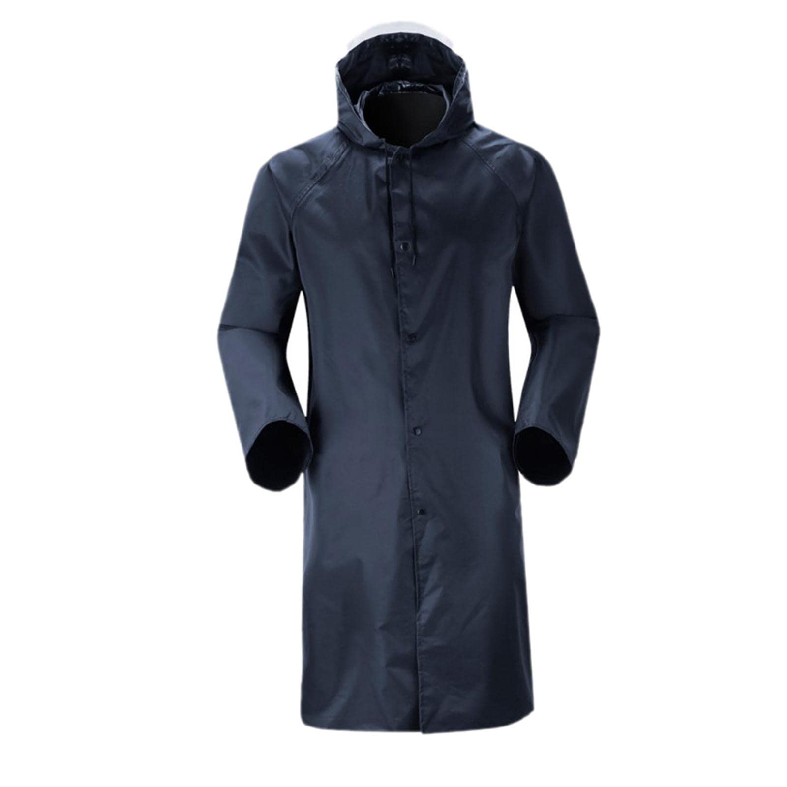 Waterproof Hooded Rain Jacket Lightweight Windproof Outdoor Long Raincoat XXL | Clothing Shoes & Accessories | Womens Clothing | Coats & Jackets-image-5