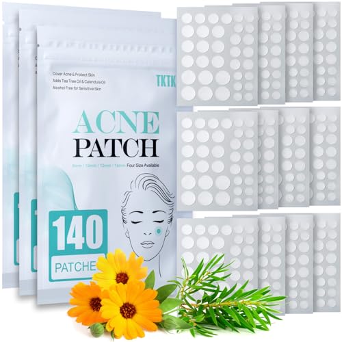 TKTK Pimple Patch Acne Patch (420 Count, 4 Sizes, 3-Pack)