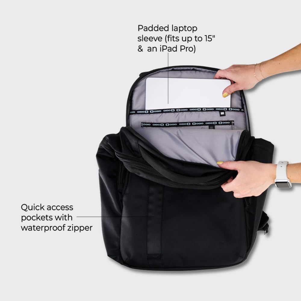 OGIO Pace Pro Backpack (Laptop sleeve, Durable, Water Resistant, Multi-Pocket)