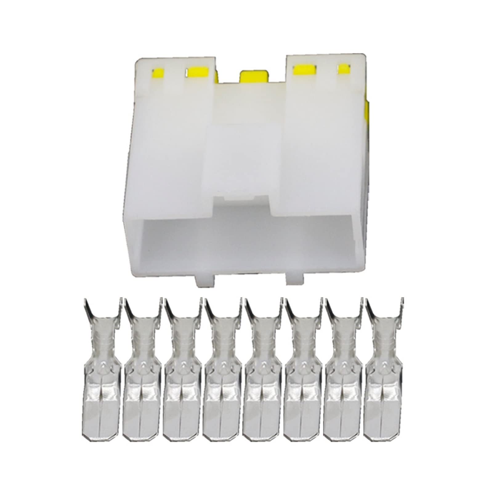 Conector de arnés Alambre Coches 8 Pines Macho y Hembra con Terminal DJ70812-6.3-11/21(Male and Female Plug,10 Sets)