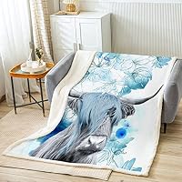 Coperta sfocata scozzesi delle Highland per divano letto Longhorn Bull