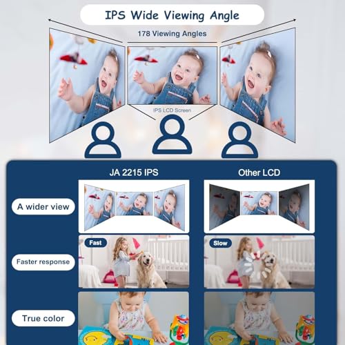 JUAN Baby Monitor – 3.2-inch No-Wi-Fi Parent Unit with Pan-Tilt-Zoom — view 3