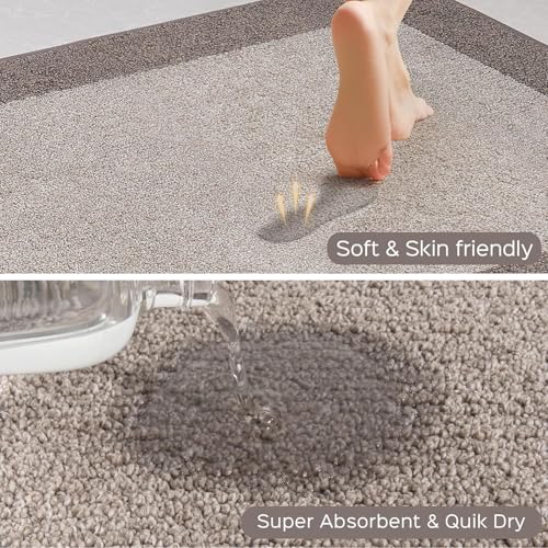 Image of Machine Washable Runner Rug 32 inch x 96 inch, Non Slip Kitchen Mat for Floor, Absorbent Entryway Rug for Kitchen, Bedroom, Living Room, Hallway, Door (Roll Packing)