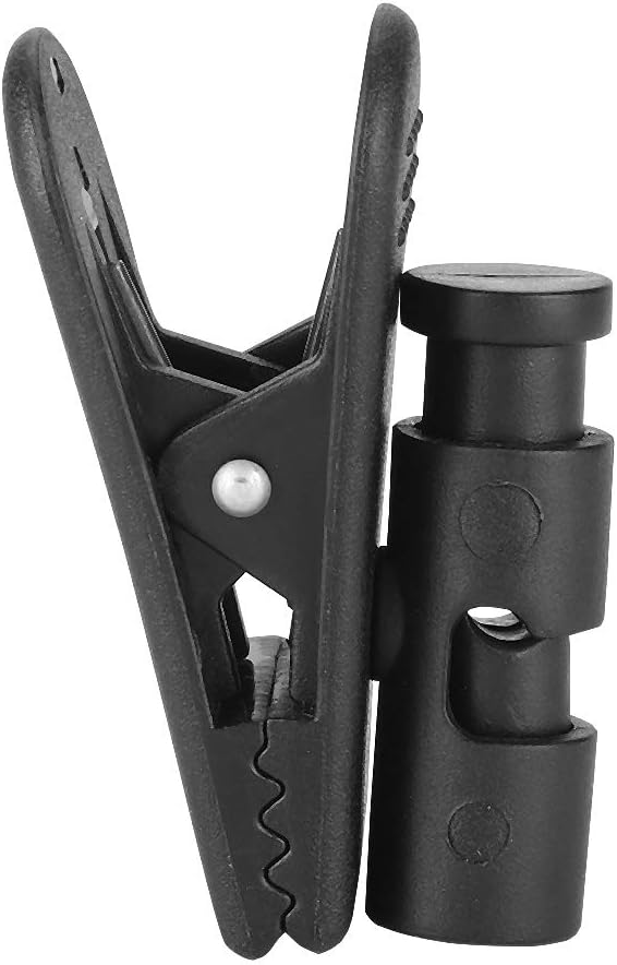 Denash Black Headphone Clip for Headset Wire Clip for Headset Earphone Earbud Earpiece (2 Pcs), 2-4mm - Image 4